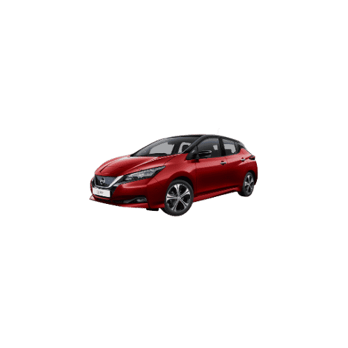 Nissan Leaf rød